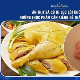 ăn da gà bị ho