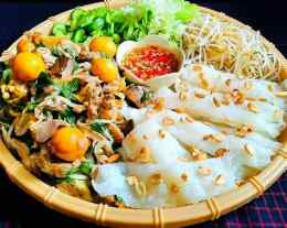 ảnh chụp màn hình bánh ướt lòng gà đà lạt - chính gốc