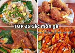 ảnh chụp màn hình các món ngon từ gà đá