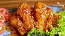 ảnh chụp màn hình cách làm da gà chiên nước mắm