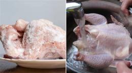 ảnh chụp màn hình cách rã đông gà đông đá