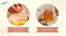 ảnh chụp màn hình dưỡng da bằng lòng trắng trứng gà và mật ong