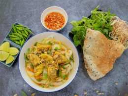ảnh chụp màn hình mì quảng gà đá điện biên phủ