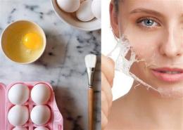ảnh chụp màn hình tẩy da chết với trứng gà