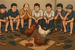 ảnh chụp màn hình tệ nạn xã hội đá gà