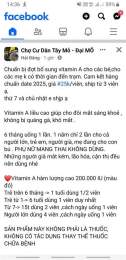 ảnh chụp màn hình vitamin cho ga da