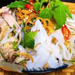bánh ướt lòng gà ngon tại đà lạt