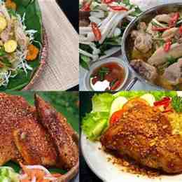 các món ngon từ gà đá