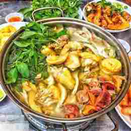 các quán lẩu gà lá é ngon ở đà lạt
