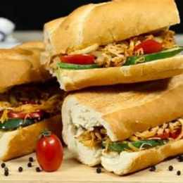 cách làm bánh mì gà đà nẵng