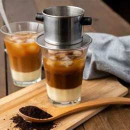 cach lam ca phe sua da hot ga