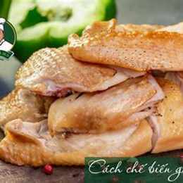 cách làm gà xông khói đà nẵng