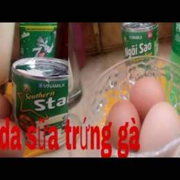 cách làm sô đa sữa hột gà