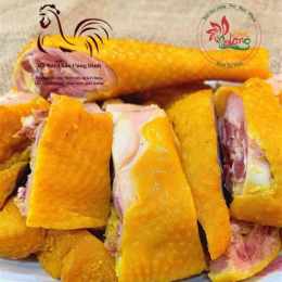 chiên cánh gà ngập dầu vàng giòn