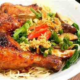 cơm mì gà da giòn