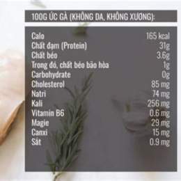 da gà có protein không