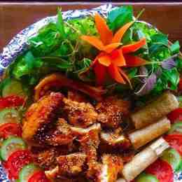 gà nướng hương rừng đà lạt