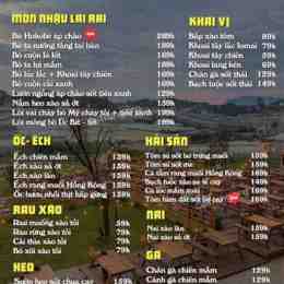 gà tuk tuk đà lạt menu