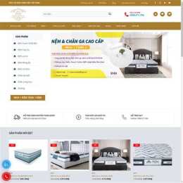 giao diện app bán chăn ga gối đệm tại đà nẵng