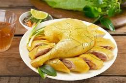 giao diện app cách luộc gà đã chặt