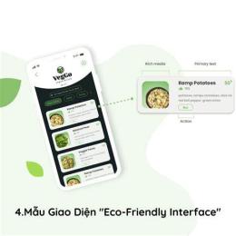 giao diện app cháo đậu xanh gạo lứt