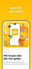 giao diện app chợ tốt gà đã cần thơ