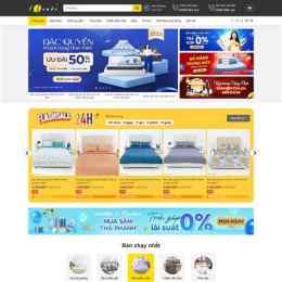 giao diện app cửa hàng chăn ga gối nệm đà nẵng