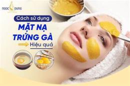 giao diện app da mụn có nên đắp lòng đỏ trứng gà