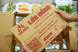 giao diện app gà quay lửa hồng đà lạt