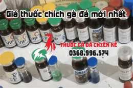 giao diện app giá thuốc chích gà đá