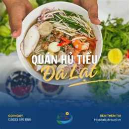 giao diện app hủ tiếu gà hồng đà lạt