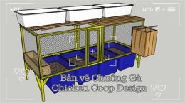 giao diện app hướng dẫn làm chuồng gà đá