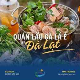 giao diện app lẩu gà lá é chính gốc đà lạt