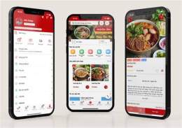 giao diện app phở gà đống đa