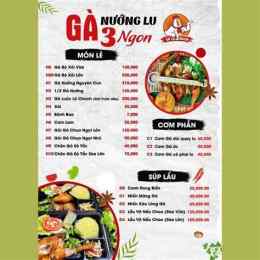 giao diện app quán gà nướng ngon đà nẵng