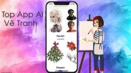 giao diện app tranh vẽ ga đà lạt