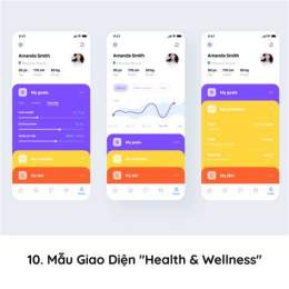 giao diện app vitamin cho ga da
