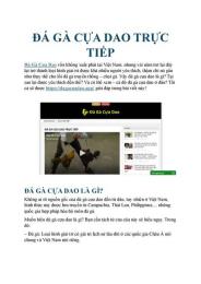 giao diện app xem da ga trũ tiep