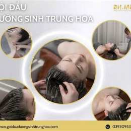 gội đầu dưỡng sinh massage cổ vai gáy