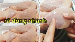 hướng dẫn sử dụng cách rã đông gà đông đá