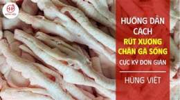 hướng dẫn sử dụng chân gà rút xương mua ở đâu đà nẵng