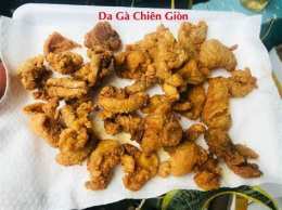 hướng dẫn sử dụng da gà chiên giòn - minh phụng