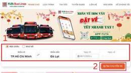 hướng dẫn sử dụng ga đà lạt đặt vé