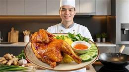 hướng dẫn sử dụng gà xối mỡ da giòn