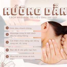 hướng dẫn sử dụng massage đầu vai gáy spa