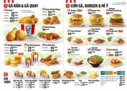 hướng dẫn sử dụng menu gà rán kfc đà nẵng
