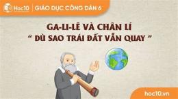 hướng dẫn sử dụng nhà bác học ga li lê đã khẳng định