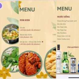 lẩu gà lá é ò ó o đà lạt menu