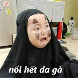 meme meme nổi da gà