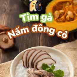 miến gà nấm thanh đạm